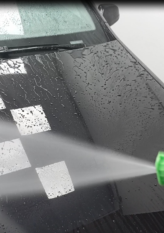 prelavado coche espuma