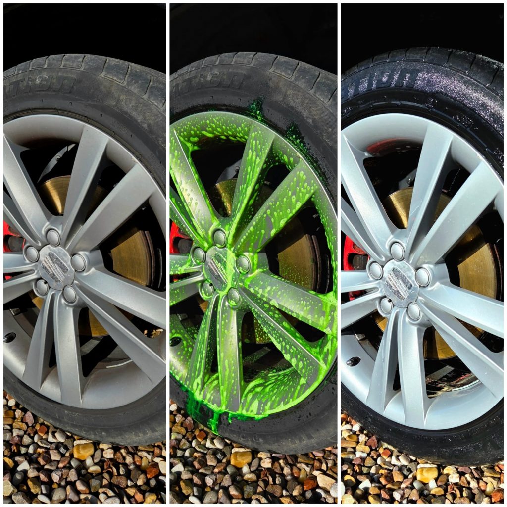 cómo limpiar llantas del coche