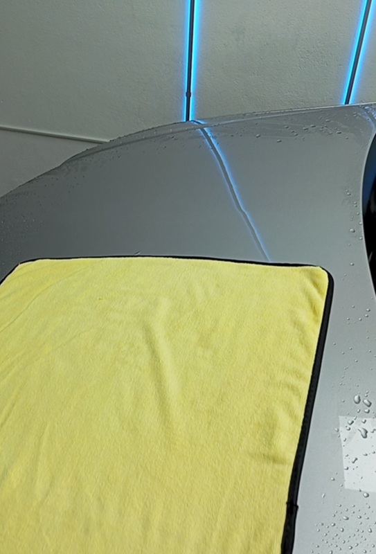 secado coche microfibra